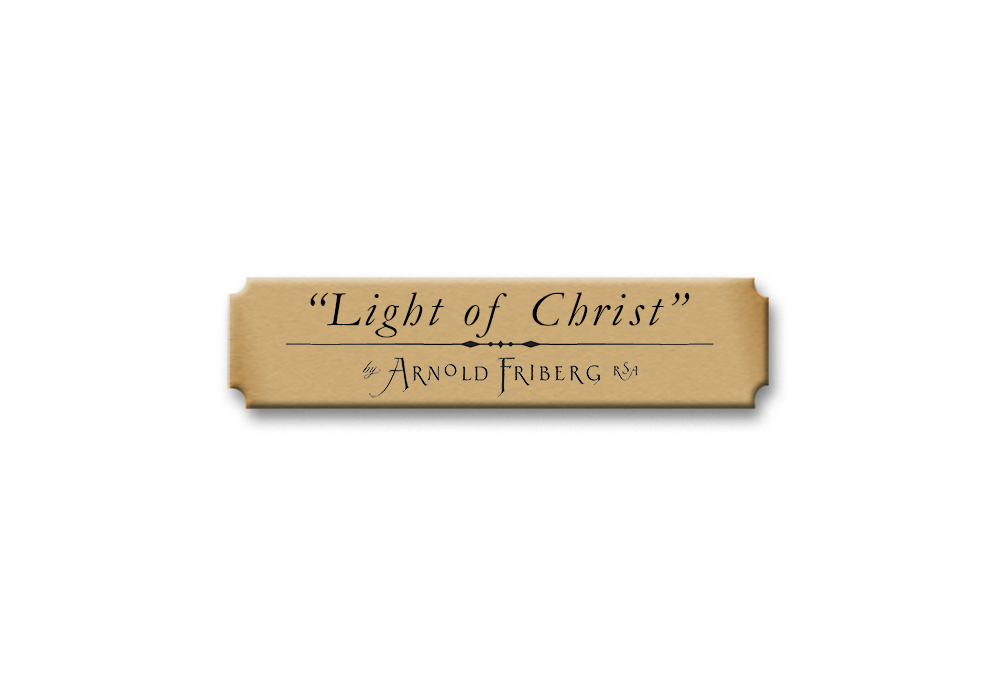 The Light of Christ - 34x48 Giclee - A/P 100 - Giclee Only